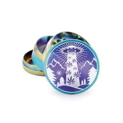 Młynek Metalowy FIRE FLOW Rainbow UFO 4cz 50mm