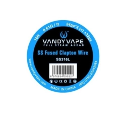 Drut Vandy Vape - SS Fused Clapton 10FT