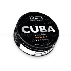 Woreczki Nikot. CUBA Black 20mg/g - Peach
