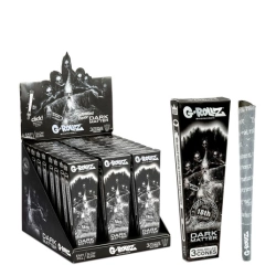 Bibułki G-ROLLZ Dark Matter Black Cones 3szt.