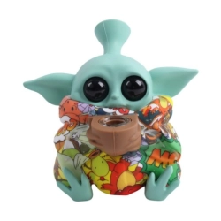 Bongo Silikonowe BABY YODA Kolorowy 13cm