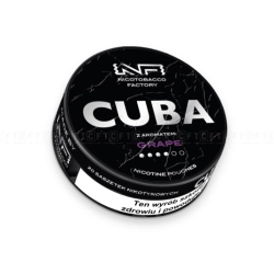 Woreczki Nikot. CUBA Black 20mg/g - Grape