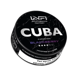 Woreczki Nikot. CUBA Black 20mg/g - Blackberry