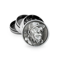 Młynek Metalowy FIRE FLOW Silver Monkey 4cz 50mm