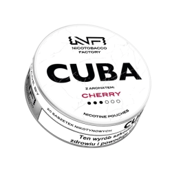 Woreczki Nikot. CUBA White 16mg/g - Cherry