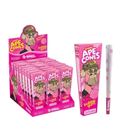 Bibułki G-ROLLZ Ape Cones 3szt.- Bubblegum