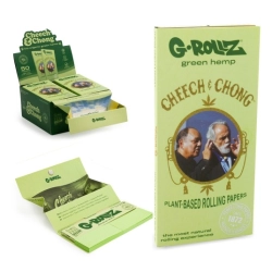 Bibułki G-ROLLZ Cheech&Chong Green Tips & Tray
