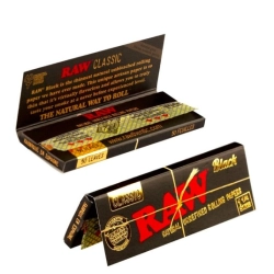Bibułki RAW Black 1 1/4