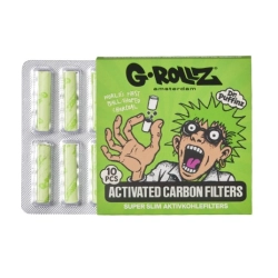Filtry Węglowe G-ROLLZ Green 6mm 10szt.