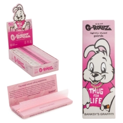 Bibułki G-ROLLZ Thug 4 Life Pink 1 1/4