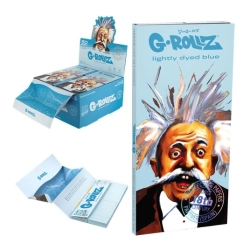 Bibułki G-ROLLZ Genius Blue Tips & Tray
