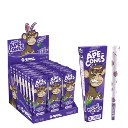 Bibułki G-ROLLZ Ape Cones 3szt.- Bored Grape