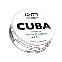 Woreczki Nikot. CUBA White 16mg/g - Apple Juice