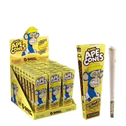 Bibułki G-ROLLZ Ape Cones 3szt.- Banana Cloud