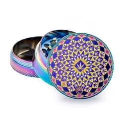 Młynek Metalowy FIRE FLOW Rainbow Pattern 3cz 40mm