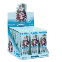 Bibułki G-ROLLZ Ethereal Blue Cones 1 1/4 6szt.