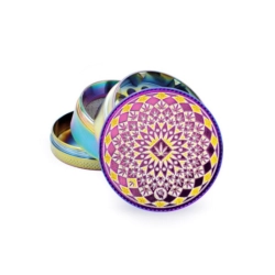 Młynek Metalowy FIRE FLOW Rainbow Pattern 4cz 50mm