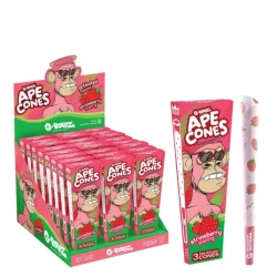 Bibułki G-ROLLZ Ape Cones 3szt.- Strawberry Swing
