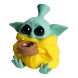 Bongo Silikonowe BABY YODA Żółty 13cm