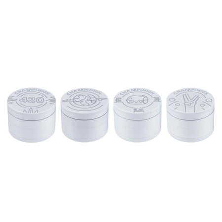 Młynek Metalowy CHAMP HIGH White 420 4cz 50mm