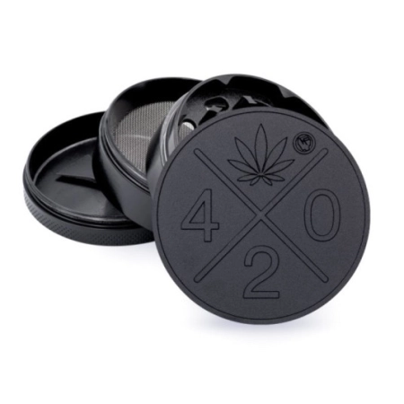 Młynek Metalowy FIRE FLOW Black 420 4cz 60mm