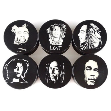 Młynek Metalowy BOB MARLEY 4cz 50mm