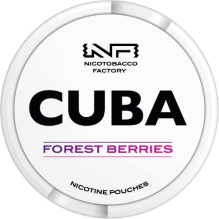 Woreczki Nikot. CUBA White 16mg/g - Forest Berries