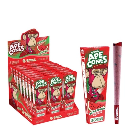 Bibułki G-ROLLZ Ape Cones 3szt.- Watermelon Splash