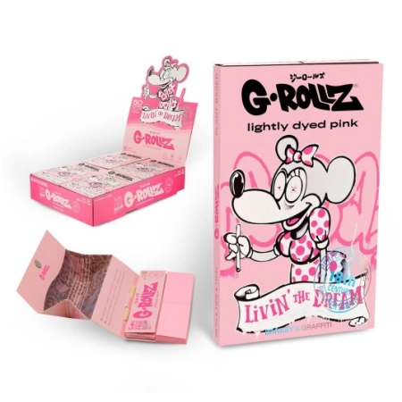 Bibułki G-ROLLZ Livin The Dream 1 1/4 Tips & Tray