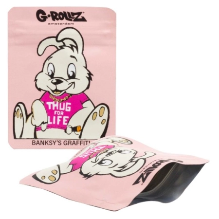 Woreczek G-ROLLZ Thug for Life Pink 65x85mm