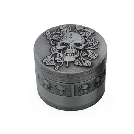 Młynek Metalowy SKULL IVY 4cz 50mm