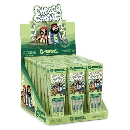 Bibułki G-ROLLZ Cheech&Chong Cones 1 1/4 6szt.