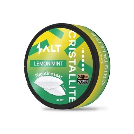 Listki Nikot. CRISTALLITE Leaf 9mg - Lemon Mint