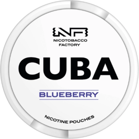 Woreczki Nikot. CUBA White 16mg/g - Blueberry