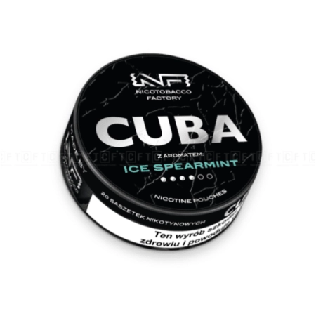 Woreczki Nikot. CUBA Black 20mg/g - Ice Spearmint