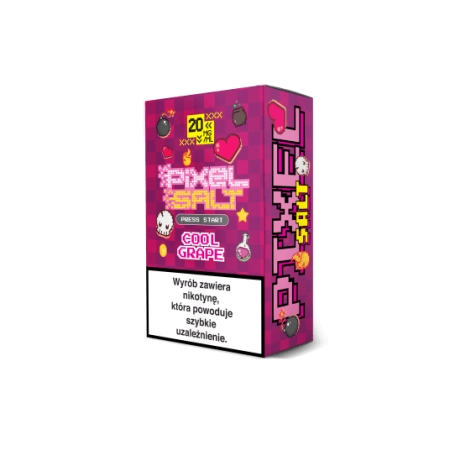 Liquid PIXEL Salt 10ml - Cool Grape 20mg