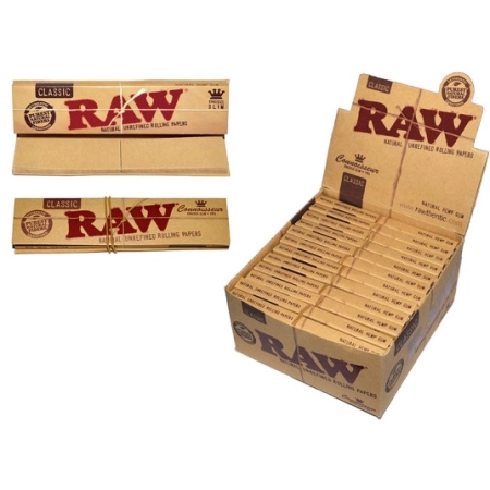 Bibułki RAW Classic King Size Slim + Filtry