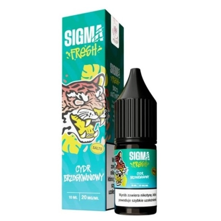Liquid SIGMA FRESH Salt 10ml - Cydr Brzoskwiowy