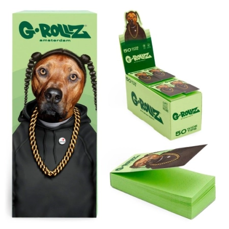 Filtry Tipy G-ROLLZ Pets Rock Rap Green 50szt