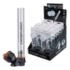 Lufka Szklana Champ High Clear Skull Pipe with Gri