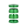 Green Ripper Aluminium 4-częściowy Młynek Zielony