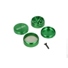 Green Ripper Aluminium 4-częściowy Młynek Zielony