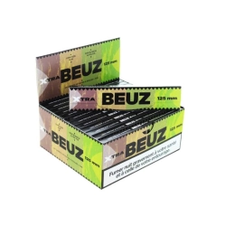 Bletki Beuz Xtra Slim Long Brown + Tip 1szt