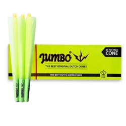 Bletki Skręcone Jumbo Green BOX 34szt
