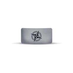 Vape Band Gray Logo Compass 22 to 26mm