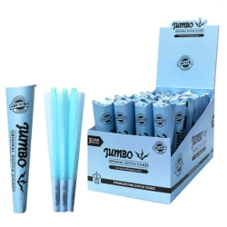 Bletki skręcone Jumbo King Size Blue 3pcs 32szt