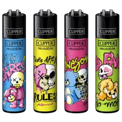 Zapalniczka Clipper Bear Skulls 1szt.