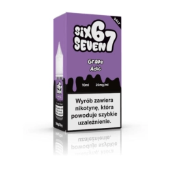 Liquid Six Seven 67 Salt 20mg 10ml Grape Adic