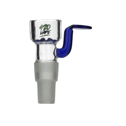 Cybuch do bonga 420VAPE z sitkiem szlif BLUE