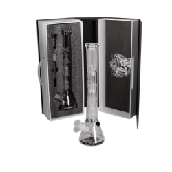 Bongo lodowe Black Leaf w pudełku 2 perkolatory sz